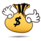 Money With Wings emoji on Emojidex